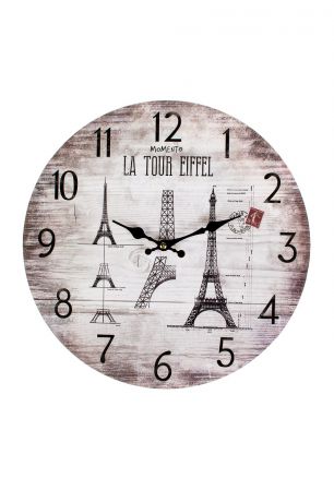 Настенные часы Красный куб "Париж"