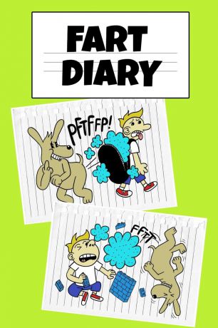 El Ninjo Fart Book Diary. Funny Farting Journal To Write In - Temper Tantrum Parody Gift For Tempered Boys - Fun Birthday Gift From Dad For Kids Who Love Poopy Toilet Stories