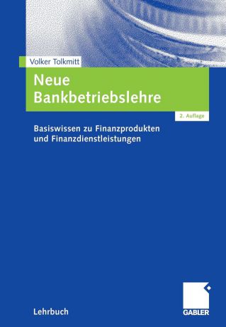 Volker Tolkmitt Neue Bankbetriebslehre