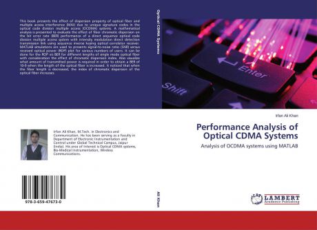 Irfan Ali Khan Performance Analysis of Optical CDMA Systems