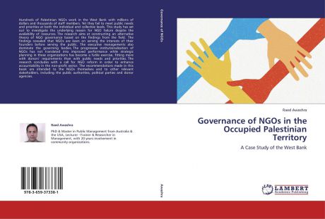 Raed Awashra Governance of NGOs in the Occupied Palestinian Territory