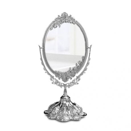 Двустороннее овальное косметическое зеркало с увеличением ,19х12 см, Migliores