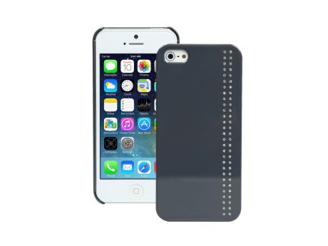 Чехол Bijoux SBS для iPhone 5/5S (блестки, серый)
