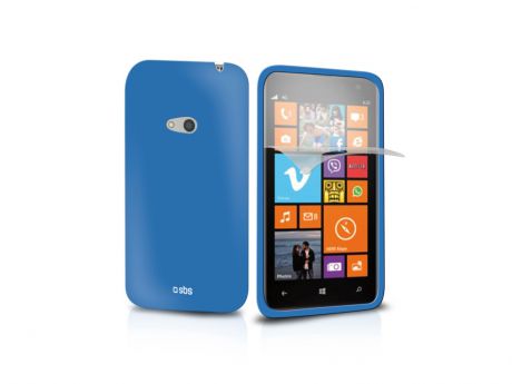 Чехол SBS для Nokia Lumia 625 (Aero, синий) + пленка защитная