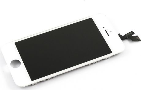 Дисплей для Apple iPhone 5S/SE + тачскрин белый с рамкой AAA (copy LCD)