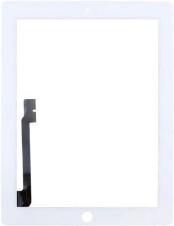 Тачскрин для iPad 3/4 (сенсорное стекло), белый - Оригинал