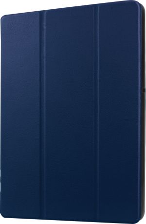 Чехол-обложка MyPads для Samsung Galaxy Tab S4 10.5 SM-T830 /T835 тонкий умный кожаный на пластиковой основе с трансформацией в подставку фиолетовый