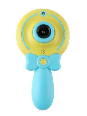 Фотоаппарат детский "Волшебная палочка" P345, цвет голубой/желтый