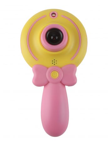 Фотоаппарат детский "Волшебная палочка" P345, цвет розовый/желтый