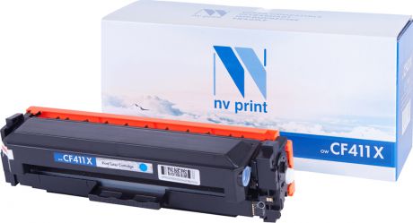 Тонер-картридж NV Print CF411X, голубой, для лазерного принтера