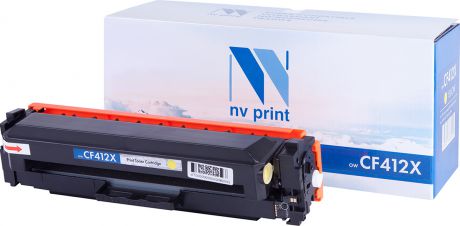 Тонер-картридж NV Print CF412X, желтый, для лазерного принтера