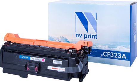 Тонер-картридж NV Print CF323A, пурпурный, для лазерного принтера
