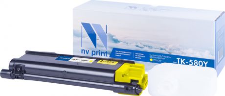 Тонер-картридж NV Print TK-580, желтый, для лазерного принтера