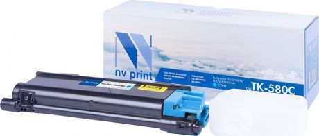 Тонер-картридж NV Print TK-580, голубой, для лазерного принтера