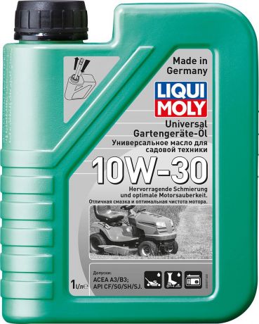 Моторное масло LIQUI MOLY Universal 4T Gartengerate-Oil, минеральное, 10W-30, 1 л 1273