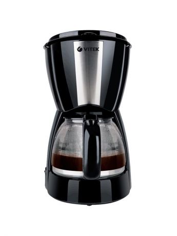 Кофеварка VITEK Мощность 900 Вт (макс). Объем 10-12 чашек (1,2 л)