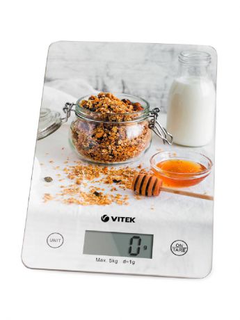 Весы кухонные VITEK Максимальный вес 5 кг Автомтическое обнуление и отключение.