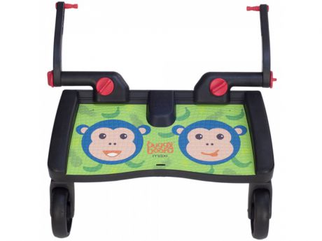 Подножка для второго ребенка Lascal Buggy Board Maxi Monkey Jungle Green