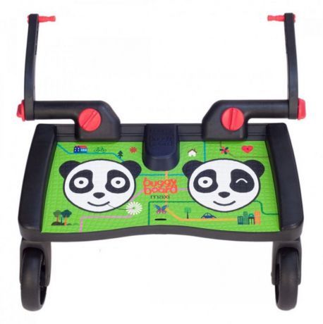 Подножка для второго ребенка Lascal Buggy Board Maxi Panda City Green