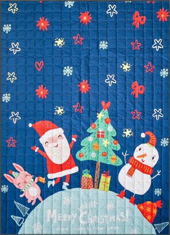 Детский коврик LeoGo "С Рождеством", 195 х 145 см