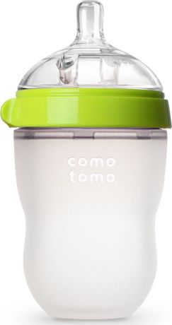 Comotomo Natural Feel Baby Bottle Бутылочка для кормления, зеленый 250 мл