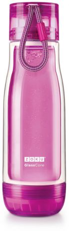 Бутылка для воды "Zoku", цвет: фиолетовый, 480 мл