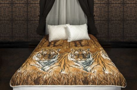 Одеяло-покрывало Natures "Уссурийские Тигры", 160 x 210 см