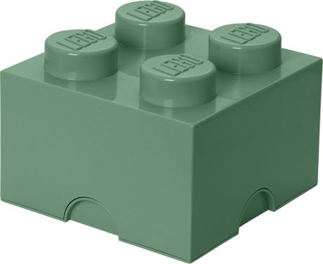 Ящик для хранения 4 LEGO песочно-зеленый