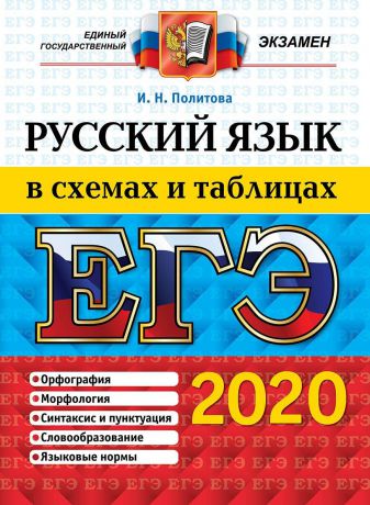 Политова И.Н. ЕГЭ 2020. Русский язык в схемах и таблицах