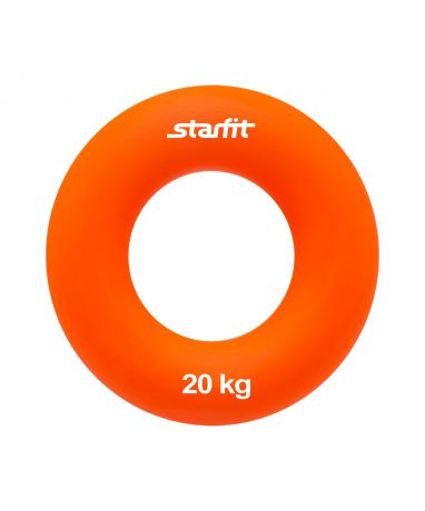 Эспандер кистевой STARFIT ES-403 Кольцо, 20 кг, диаметр 7 см, оранжевый
