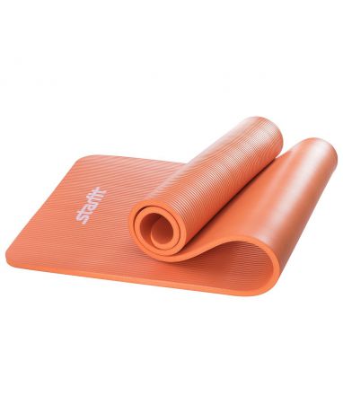 Коврик для йоги STARFIT FM-301 NBR 183x58x1,5 см, оранжевый