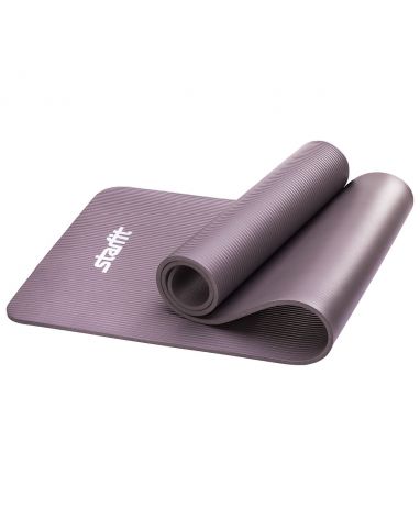 Коврик для йоги STARFIT FM-301 NBR 183x58x1,0 см, серый