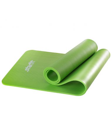 Коврик для йоги STARFIT FM-301 NBR 183x58x1,0 см, зеленый
