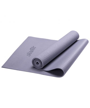 Коврик для йоги STARFIT FM-101 PVC 173x61x1,0 см, серый