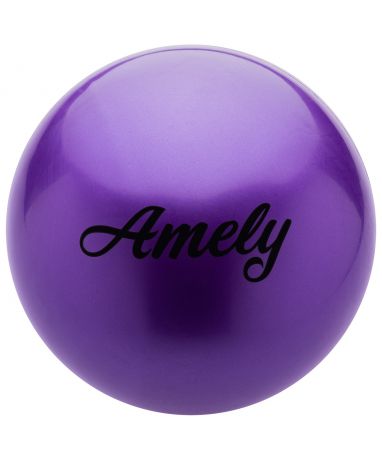 Мяч для х/г Amely AGB-101 19 см, фиолетовый