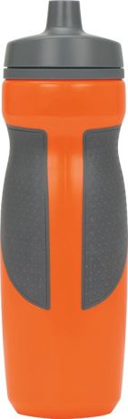 Спортивная бутылка "Flex" на 709мл, оранжевый/серый