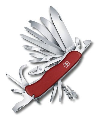 Нож перочинный Victorinox WORK CHAMP XL (0.8564.XL) 111мм 31функций красный