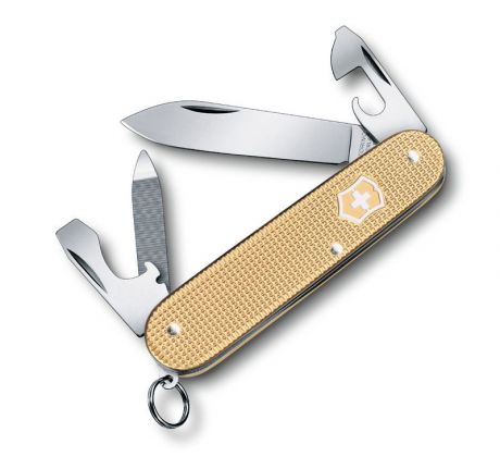 Нож перочинный Victorinox Alox Cadet (0.2601.L19) 84мм 9функций золотистый