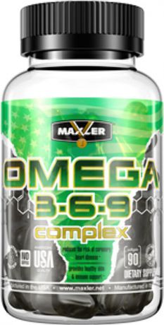 Добавка Maxler Omega 3-6-9 Сomplex, 90 шт