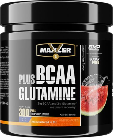 Комплекс аминокислот Maxler BCAA + Glutamine Watermelon, 300 г