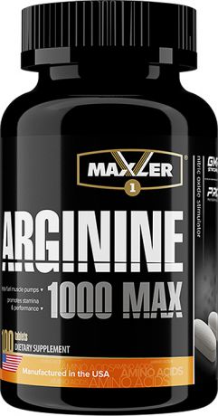 Аргинин Maxler Arginine 1000 MAX, 100 таблеток