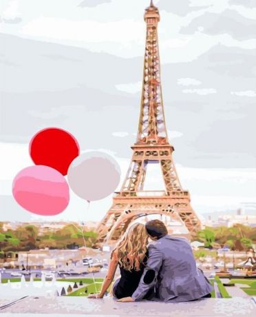 Картина по номерам Paintboy Original "Лето в Париже" 40х50см