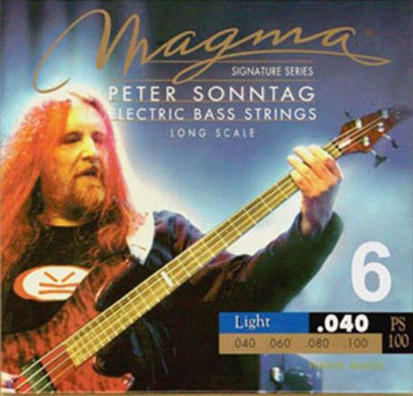 Комплект 6 струн для бас-гитары Magma Peter Sonntag PS106