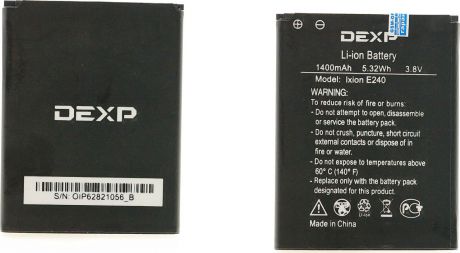 Аккумулятор DEXP Ixion E240