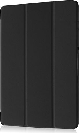Чехол-обложка MyPads для Acer Iconia Tab 10 A3-A40 2016 тонкий умный кожаный на пластиковой основе с трансформацией в подставку черный