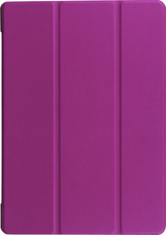 Чехол-обложка MyPads для Acer Iconia One 7 B1-780 (NT.LCJEE.004) тонкий умный кожаный на пластиковой основе с трансформацией в подставку фиолетовый
