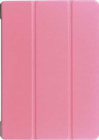 Чехол-обложка MyPads для ASUS ZenPad Z8 Z581KL 7.9" тонкий умный кожаный на пластиковой основе с трансформацией в подставку розовый