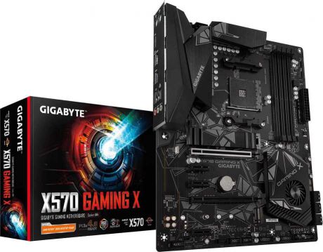Материнская плата Gigabyte X570 GAMING X Soc-AM4 AMD X570 4xDDR4 ATX AC97 8ch(7.1) GbLAN RAID+HDMI