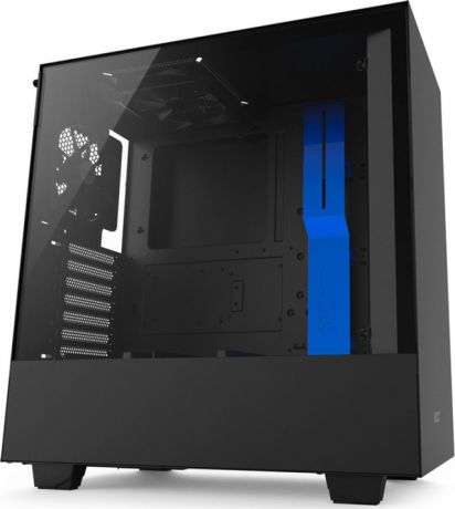 Компьютерный корпус NZXT H500 Black Blue CA-H500B-BL