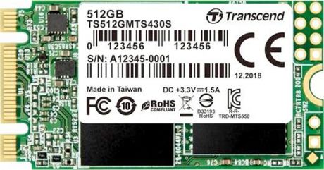 Твердотельный накопитель 512Gb SSD Transcend MTS430, TS512GMTS430S